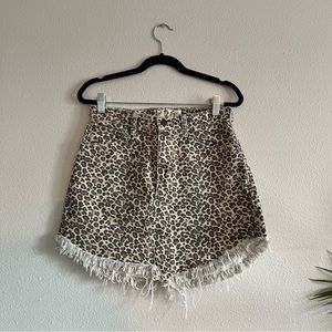 We the Free | Bailey Leopard Skirt